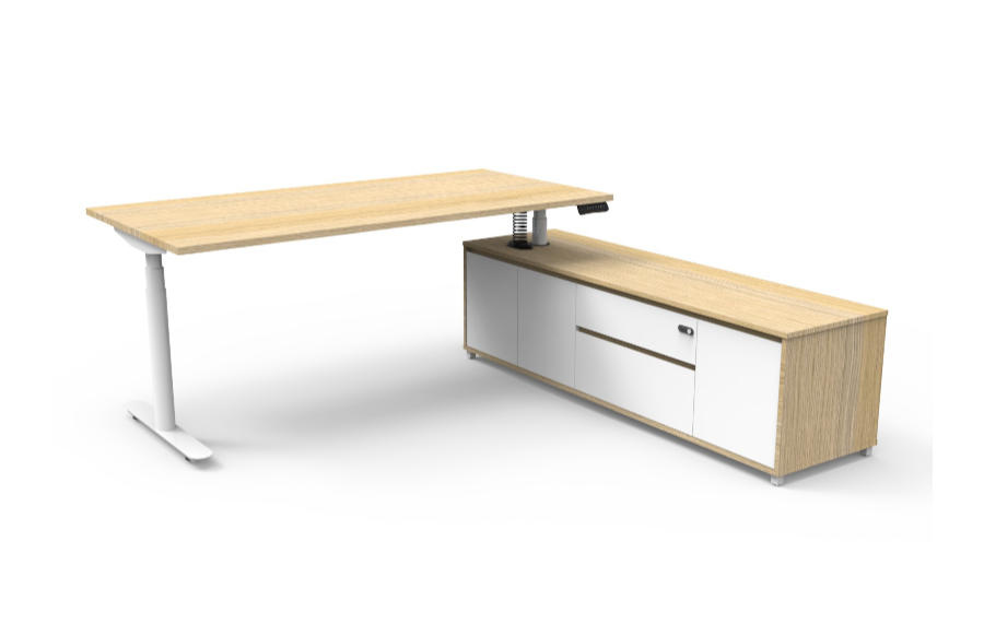 Halo+ Executive Desk 187 - RH Hand Side Configuration